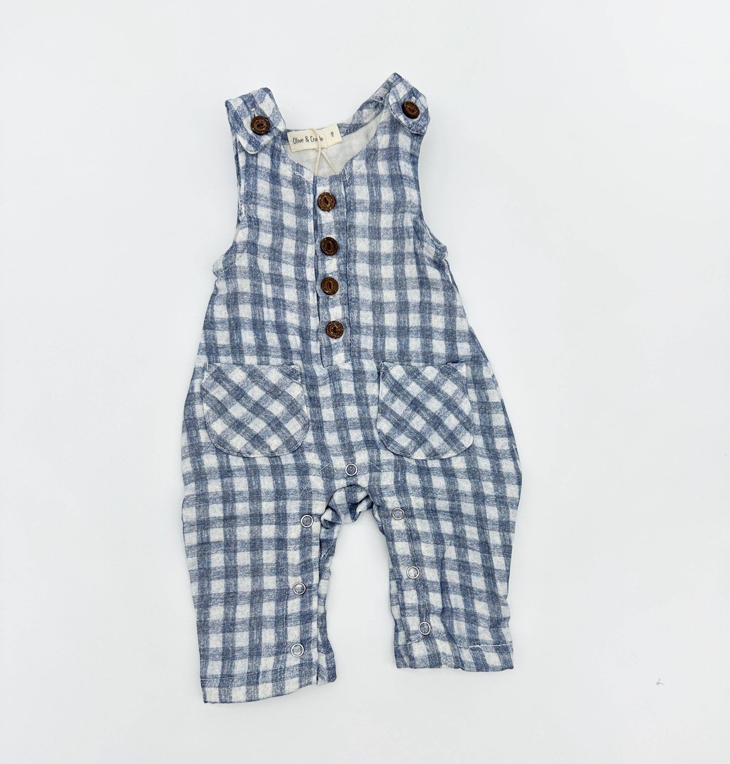 Muslin Jumper Gingham Pierre II: Blue gingham
