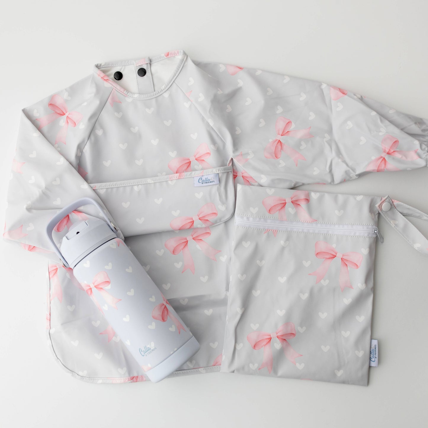 The Kyler Tumbler - Sweetheart Bows: Pink