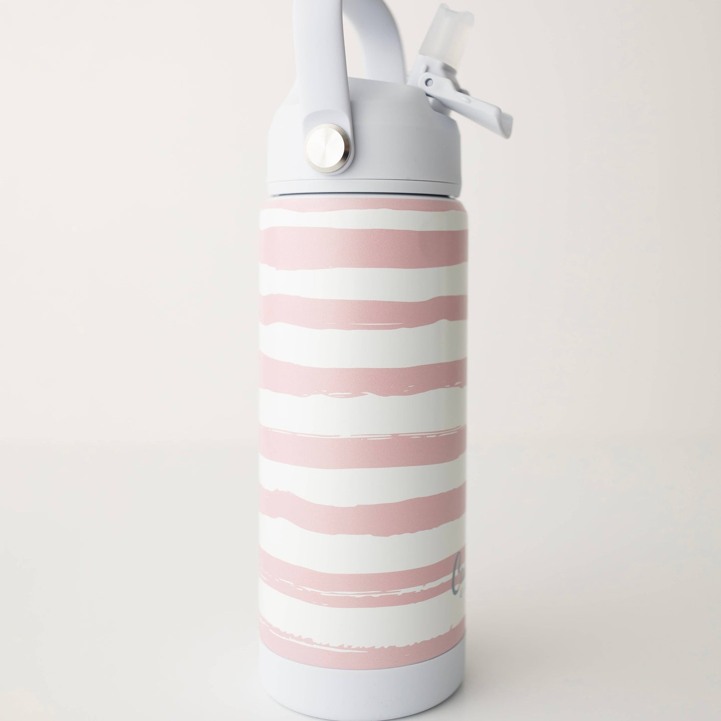 The Kyler Tumbler - Brush Stripes: Blue
