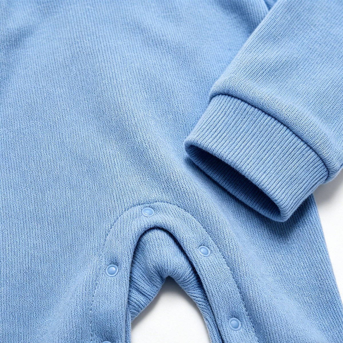 Kapital K Baby Blue Corduroy Shawl Collar Romper