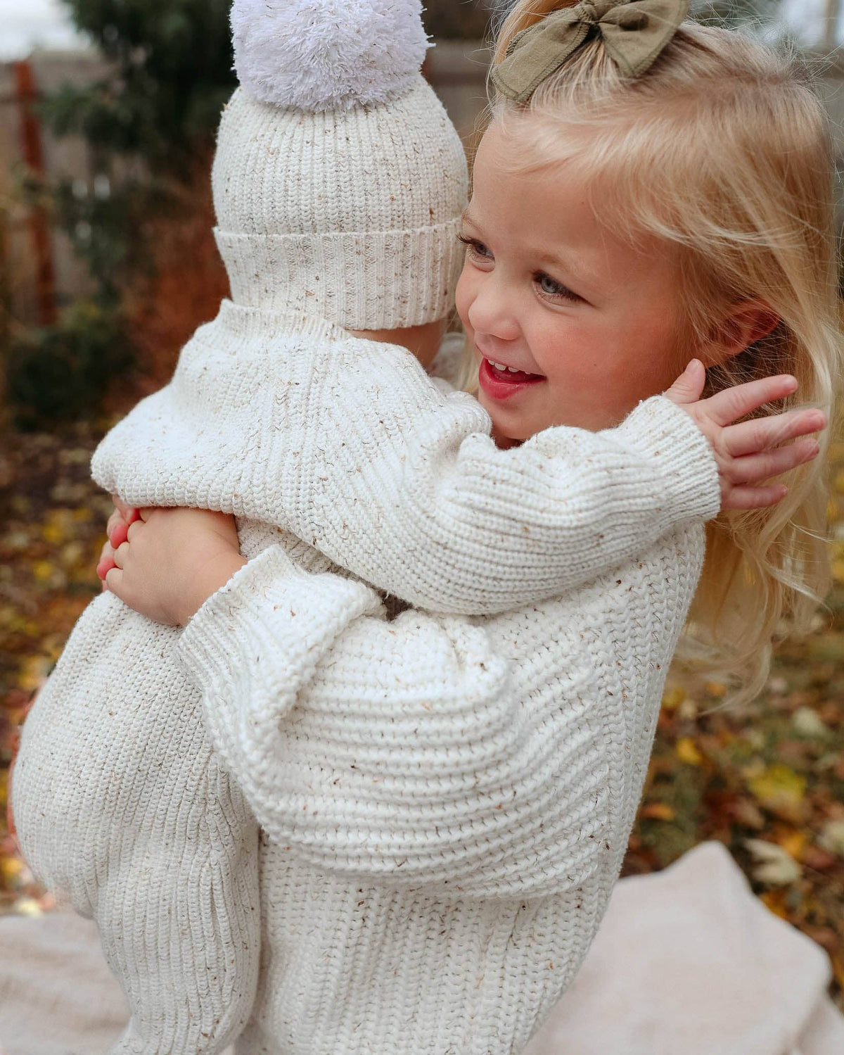 Harper Jumper: Coco speckle / Preemie