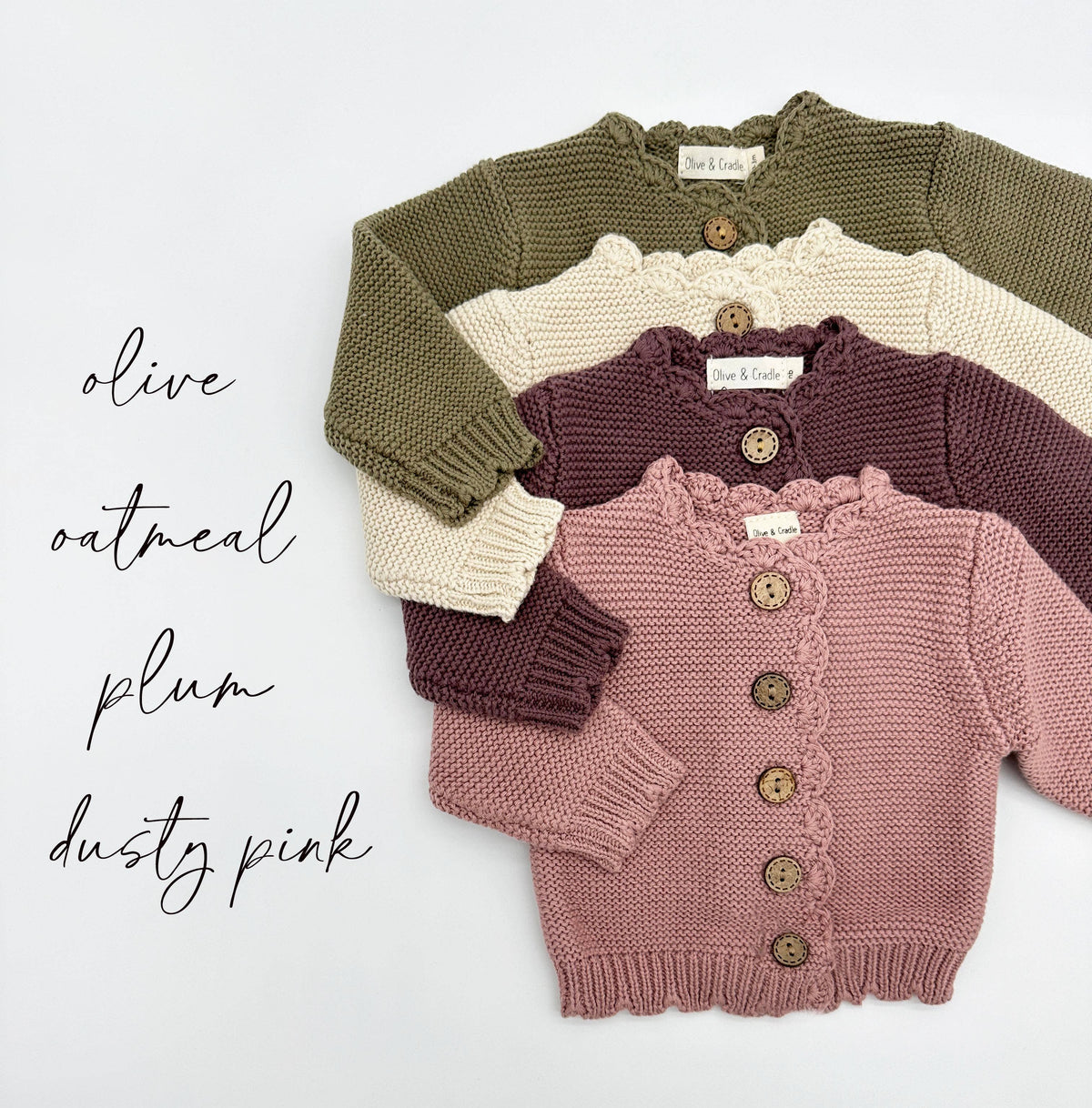 Baby Sophia Sweater: Oatmilk