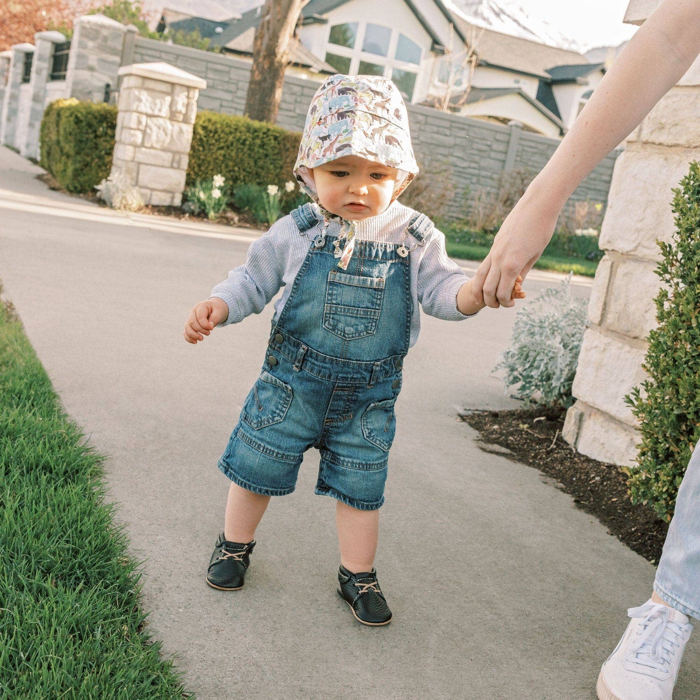 Ebony Oxford Baby Shoe: Soft Sole