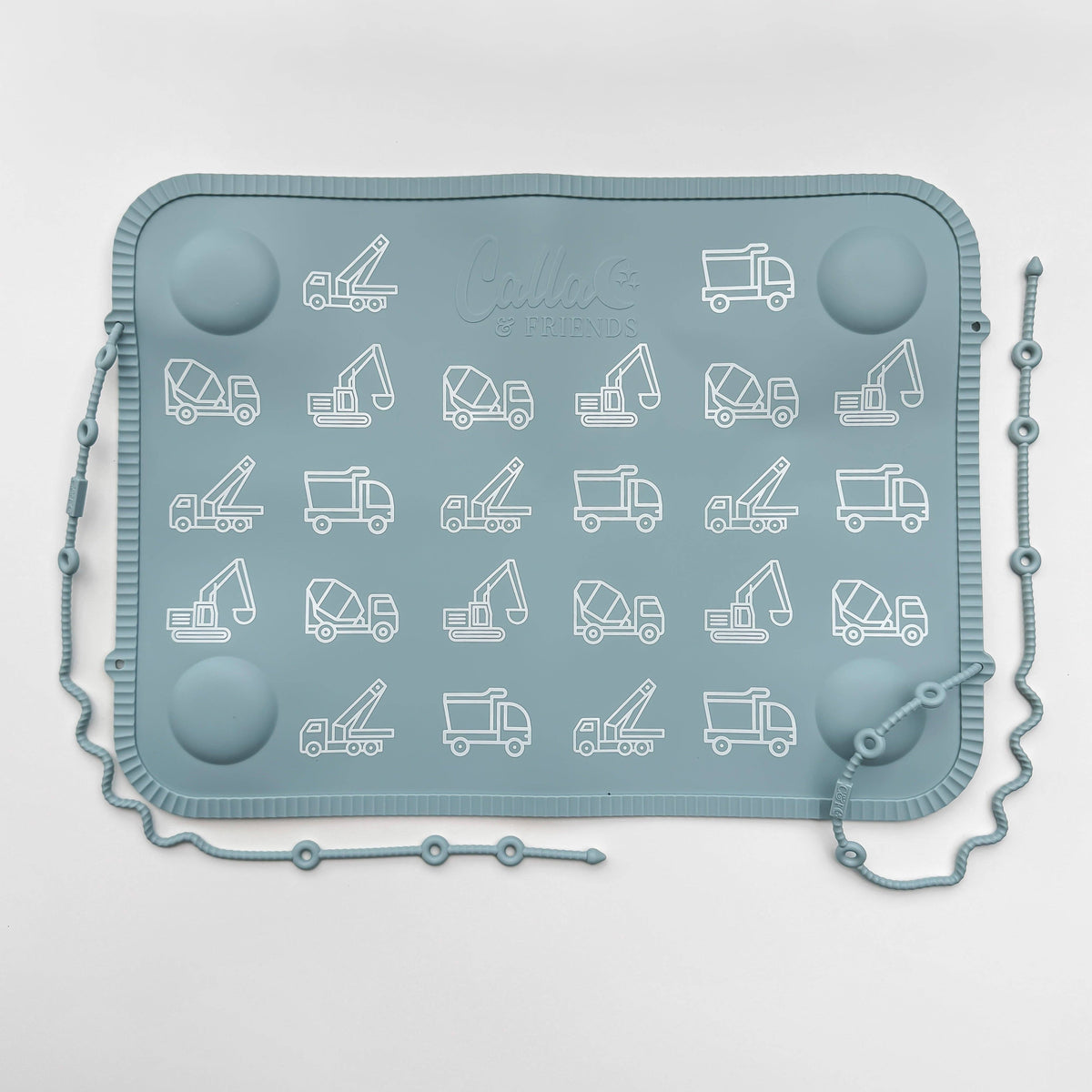 The Tidy Traveler - Printed Placemat Set: Petal Pink Blossoms