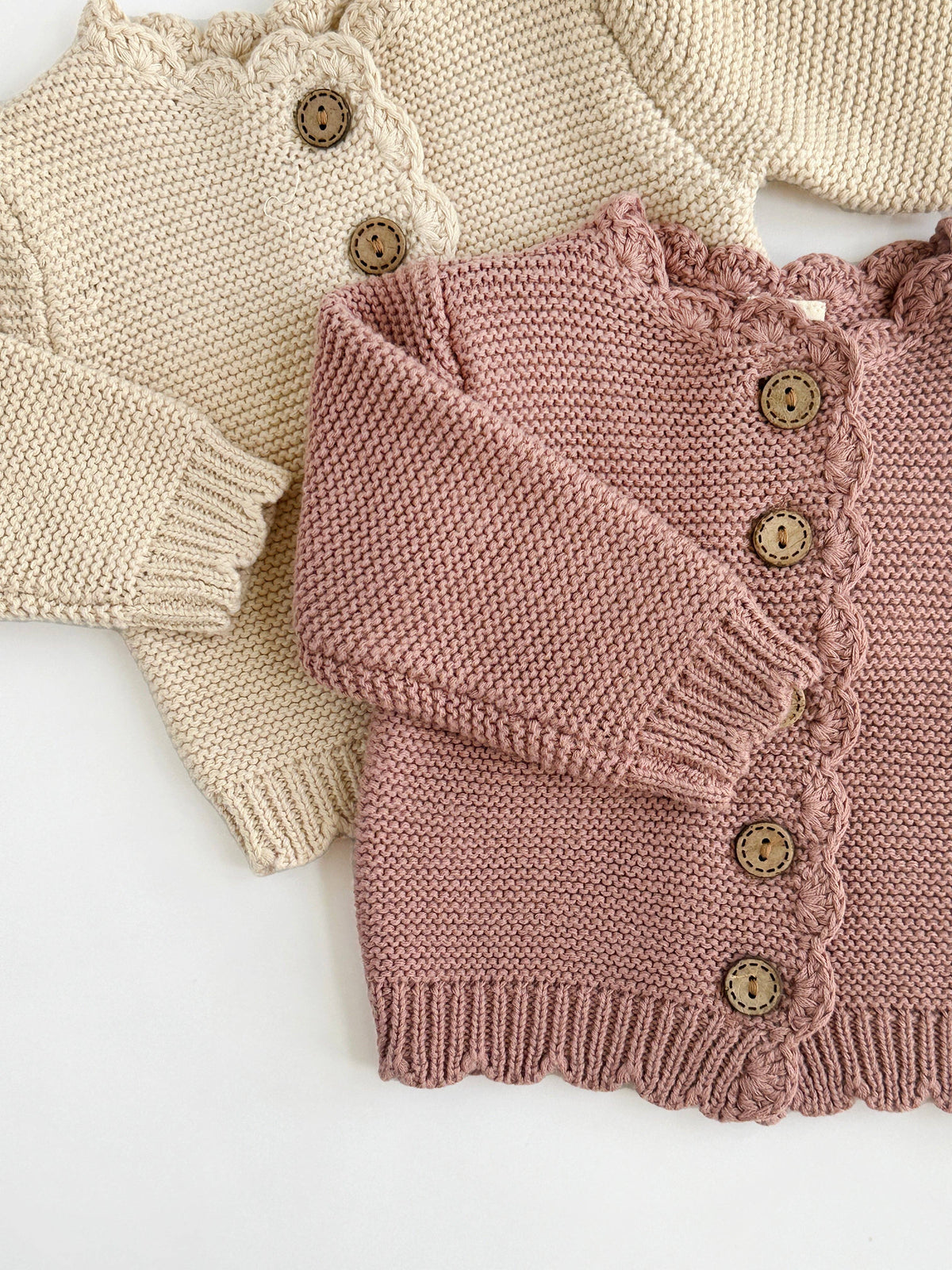 Baby Sophia Sweater: Oatmilk