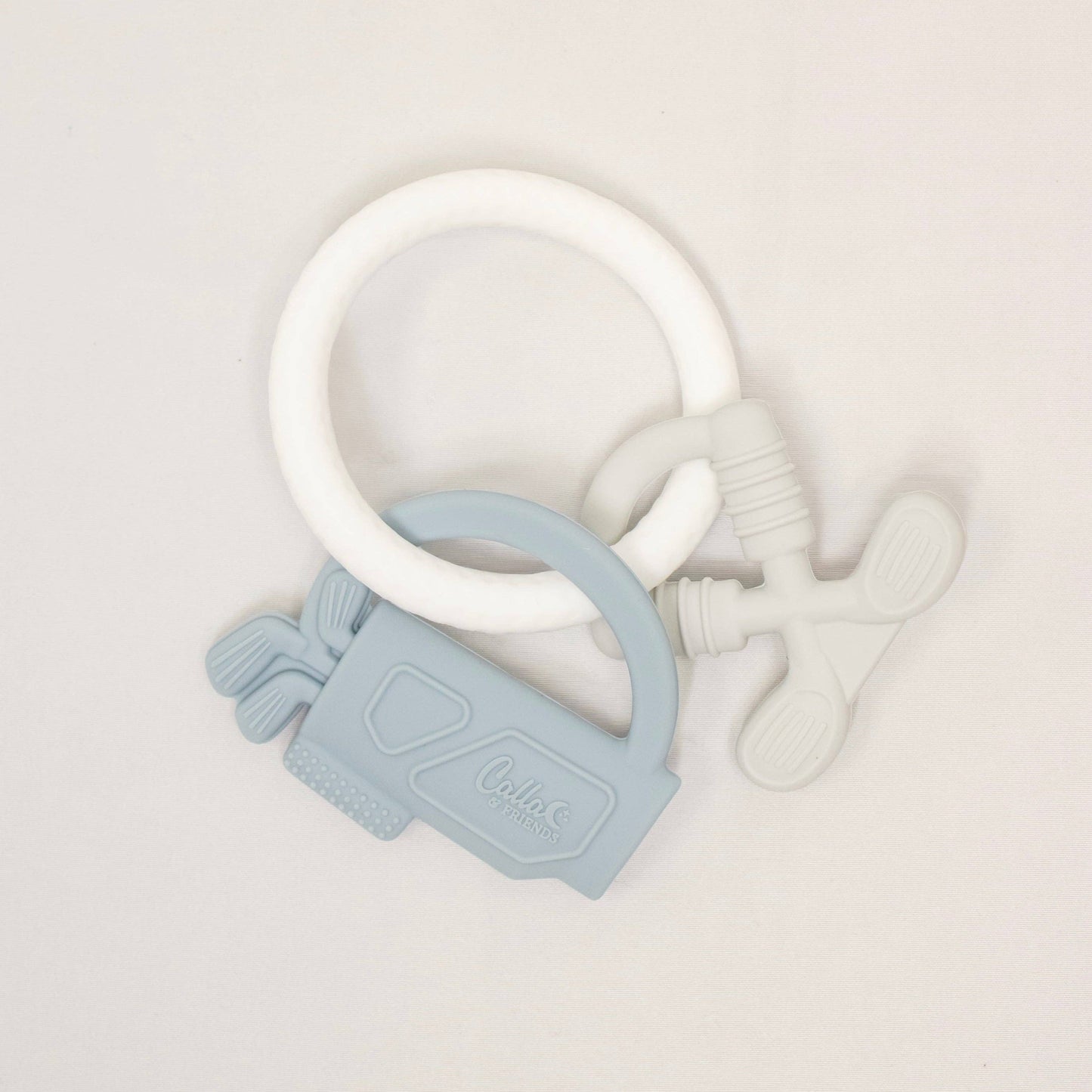 Tee Time Golf Silicone Teether