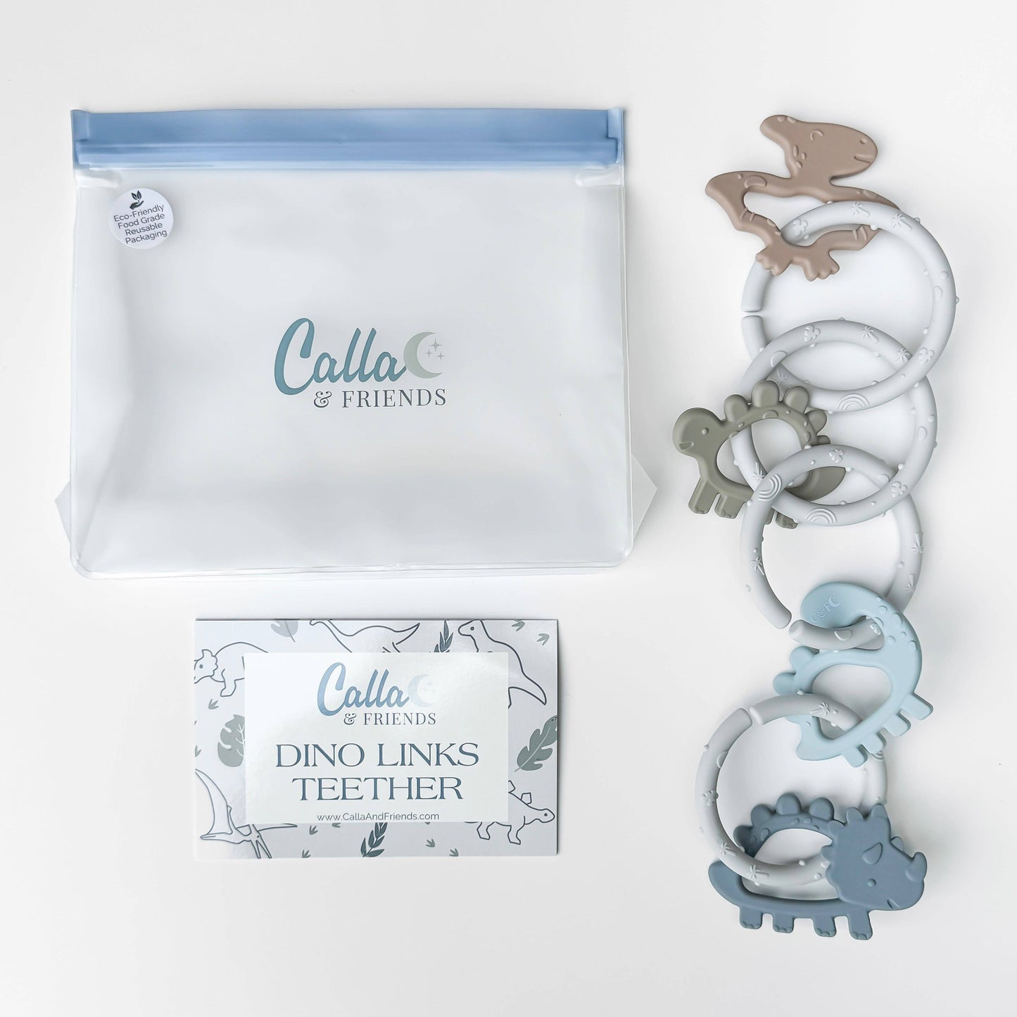 Dino Rings Silicone Teether