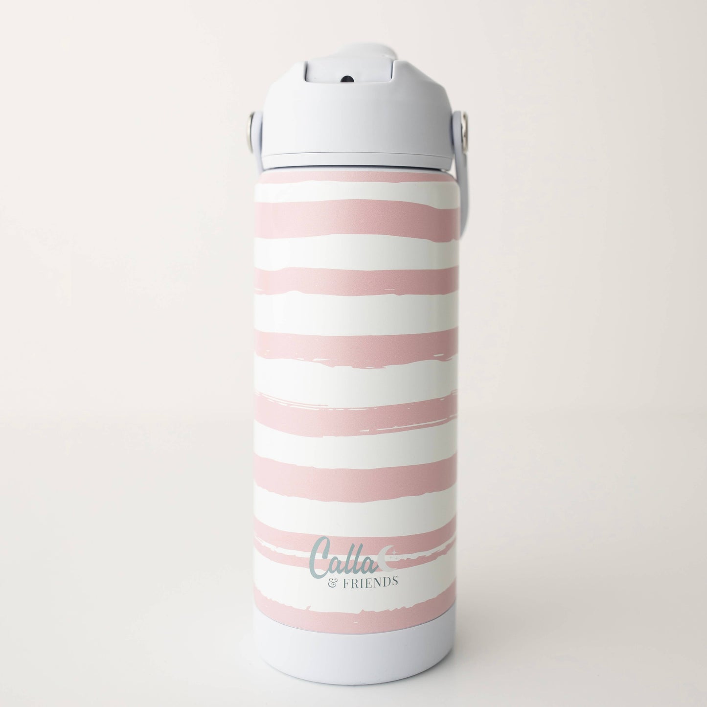 The Kyler Tumbler - Brush Stripes: Blue