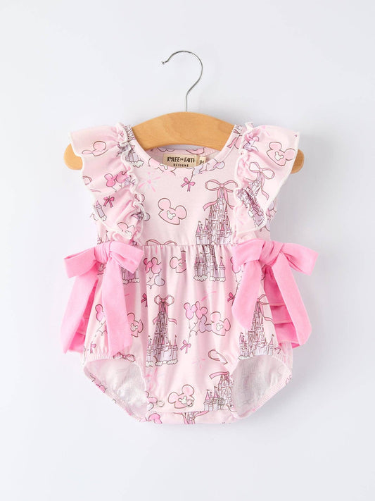 Summer Castle Girls Ruffled Romper