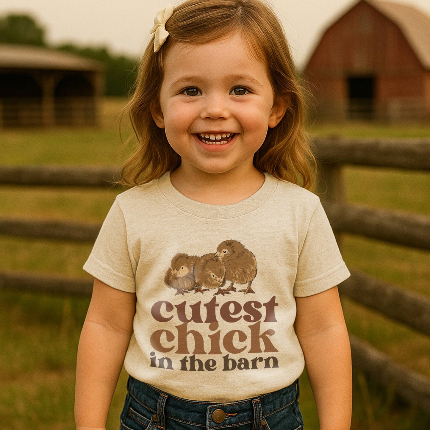Cutest Chick Country Farm T-shirt
