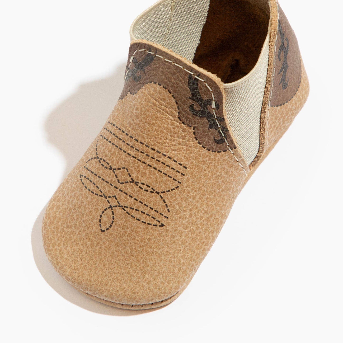 Cowboy Chelsea Boot Baby Shoe: Soft Sole