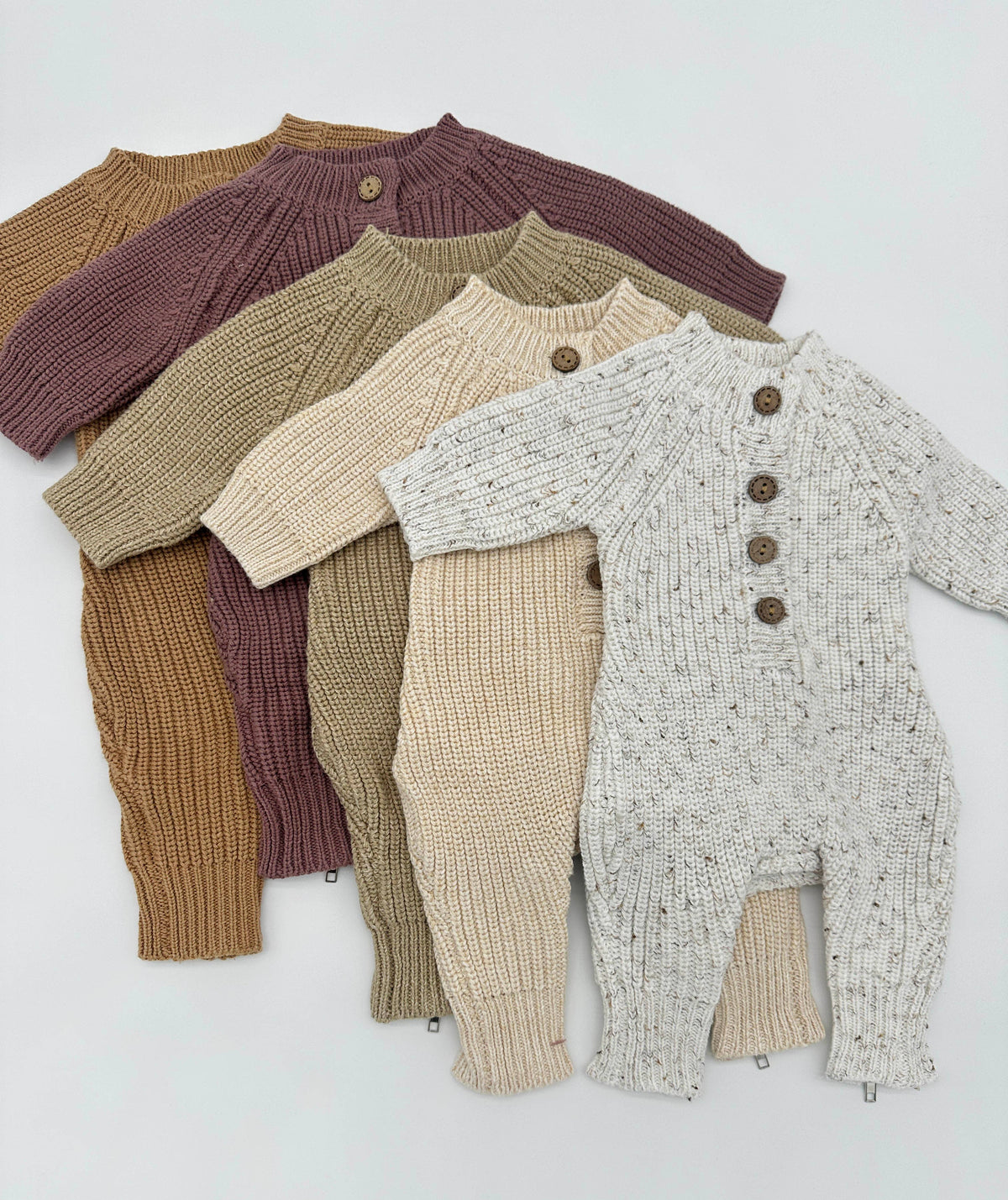 Harper Jumper: Coco speckle / Preemie