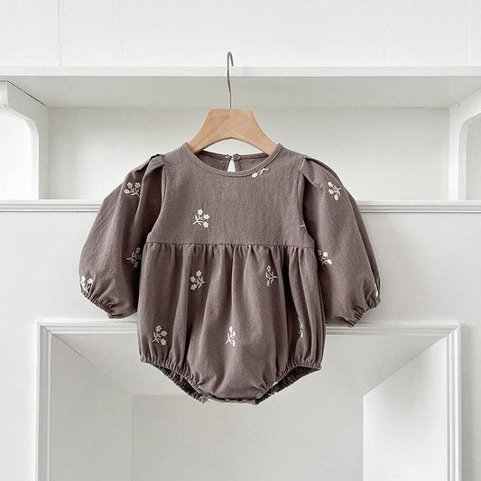 Spring Time Long-Sleeved Romper