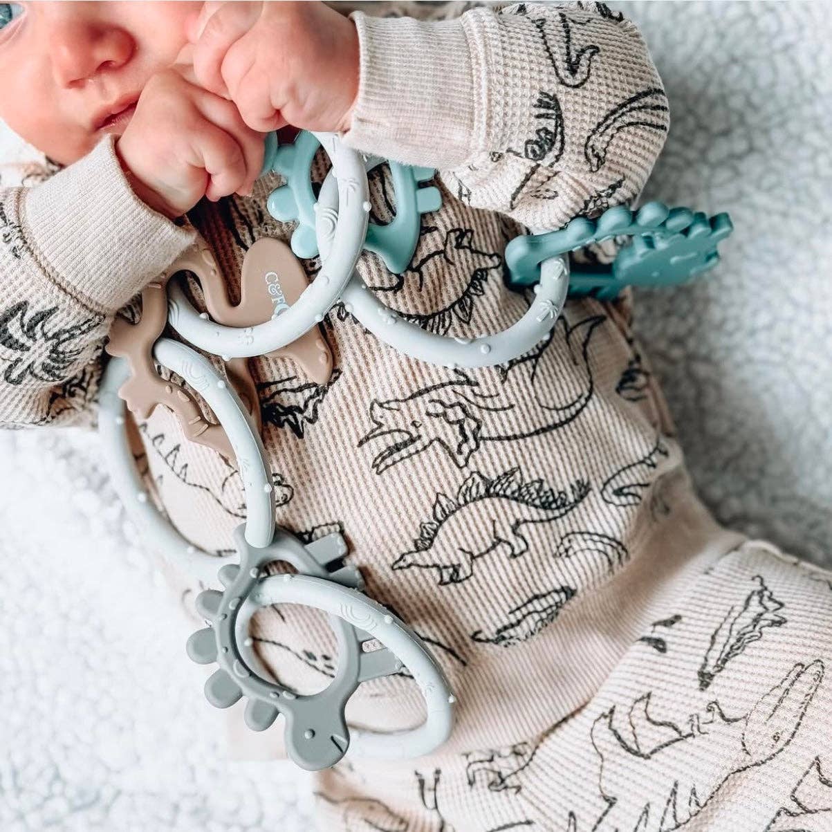 Dino Rings Silicone Teether