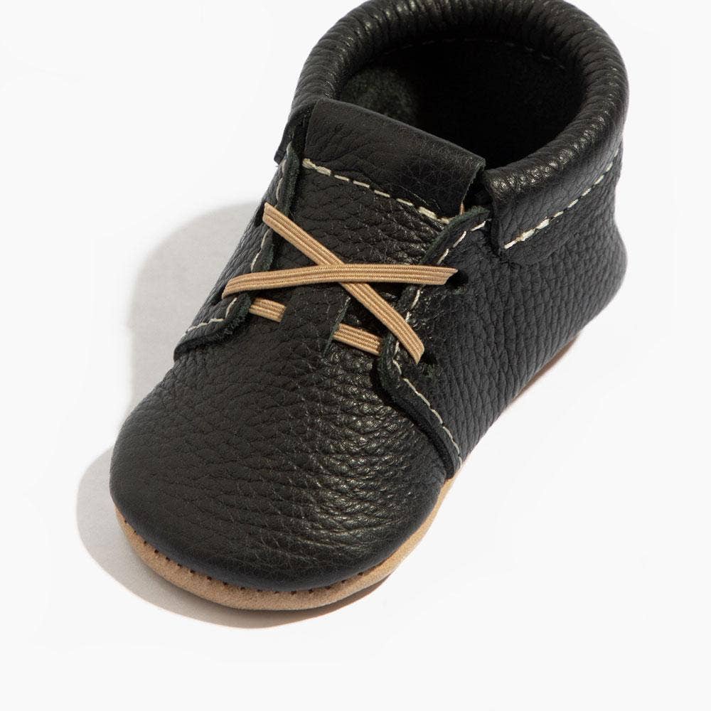 Ebony Oxford Baby Shoe: Soft Sole