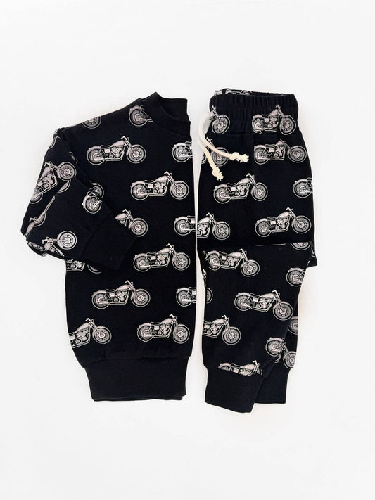 Jogger Set | Born to Ride Black