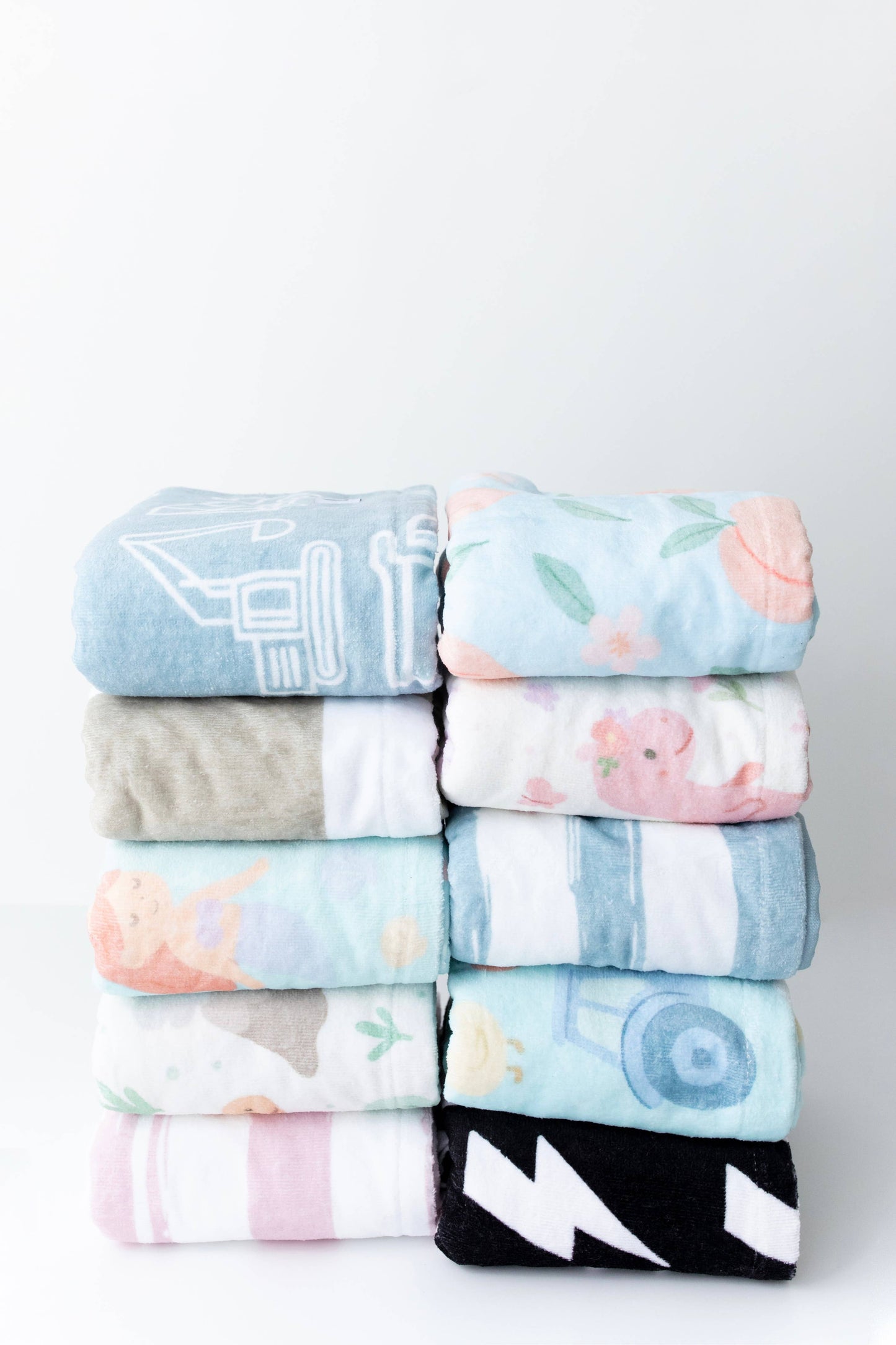 The Maverick Kids Beach Towel: Dino Blooms