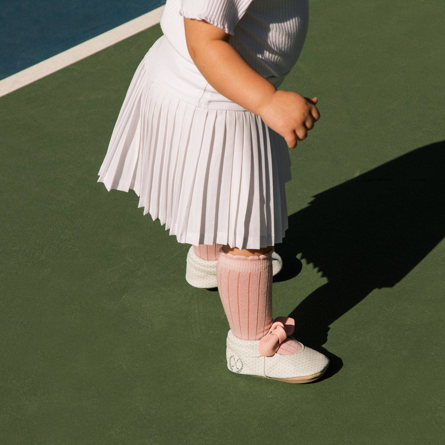 Birdie Knotted Bow Baby Shoe: Soft Sole