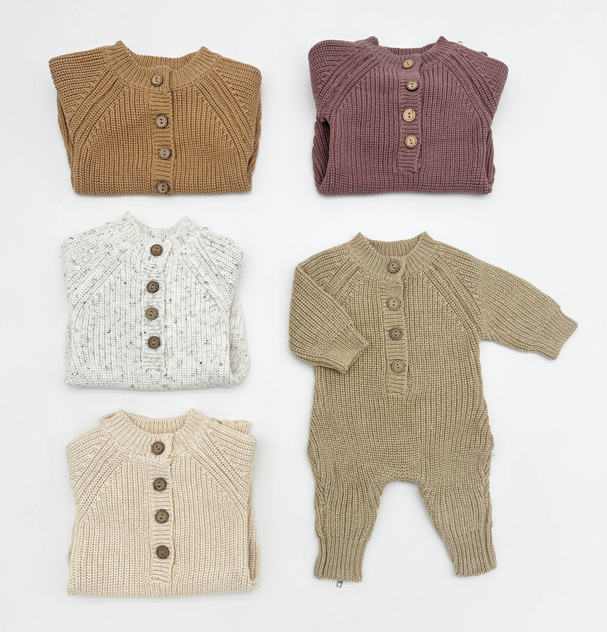 Harper Jumper: Coco speckle / Preemie