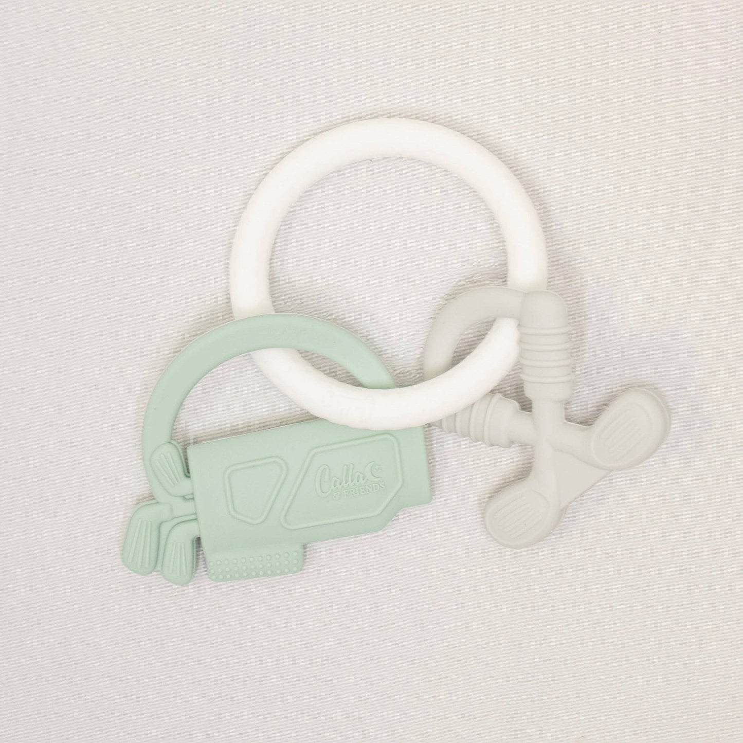 Tee Time Golf Silicone Teether