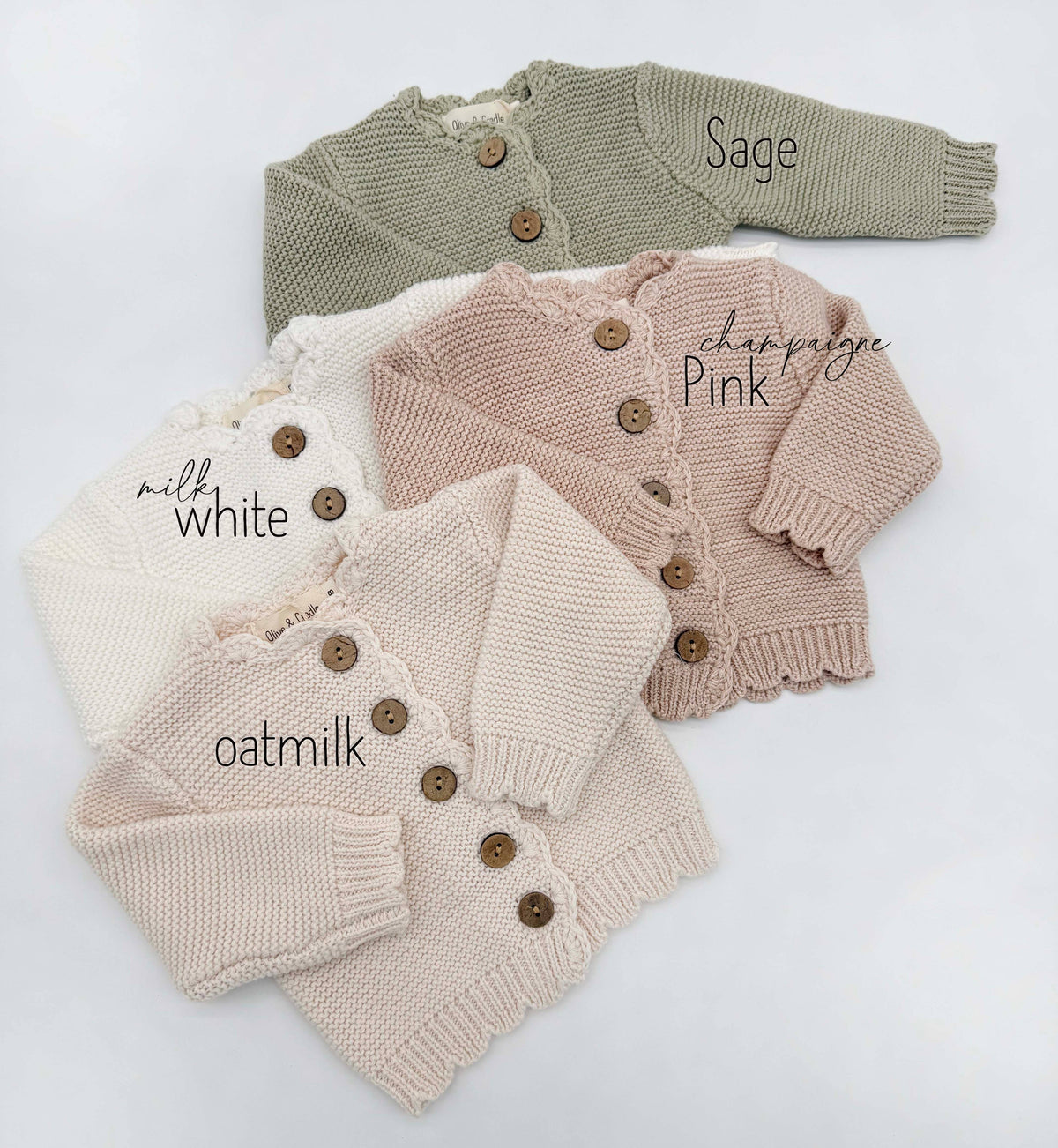 Baby Sophia Sweater: Oatmilk