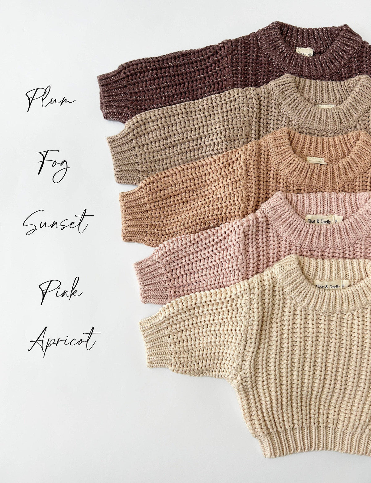 Baby Cotton Chunky Knit Sweater : Coco speckle