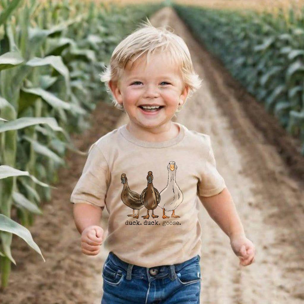 "Duck Duck Goose" Farm Boy Western Summer Kid Clothing