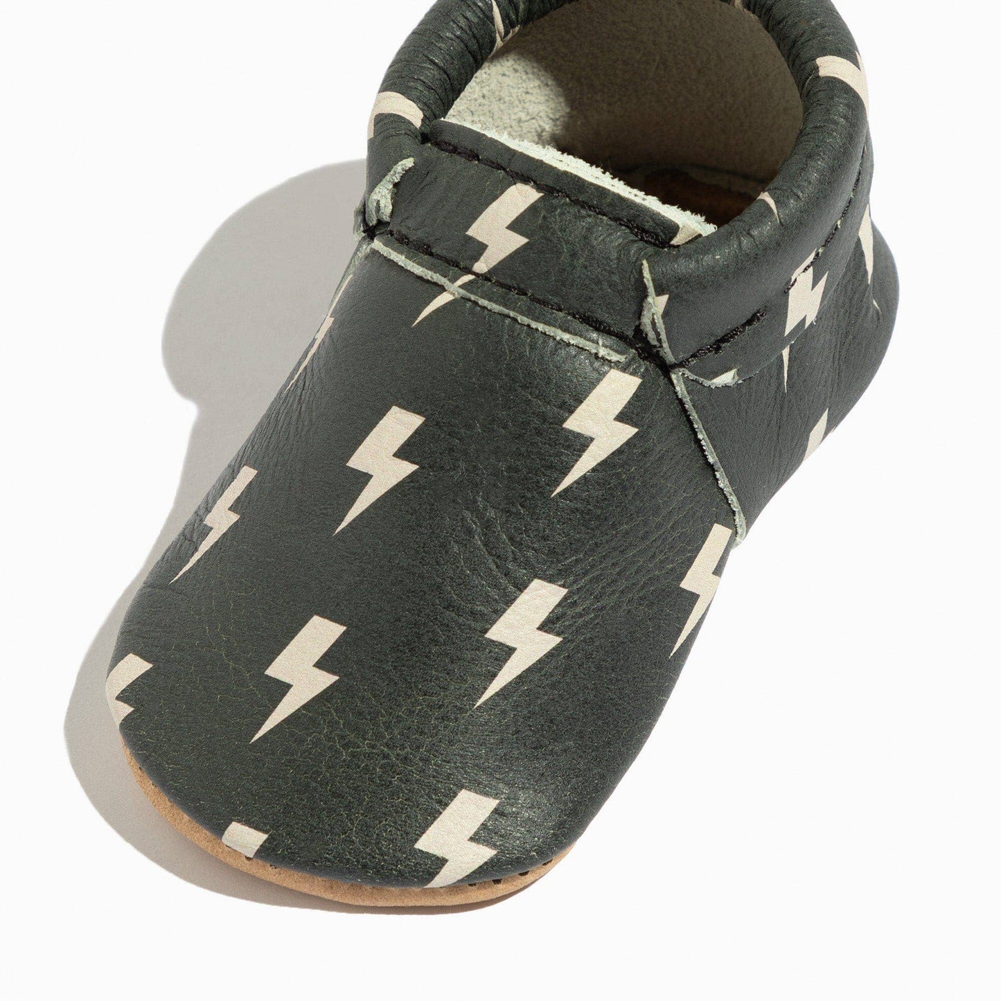 Ebony Lightning City Baby Shoe: Soft Sole