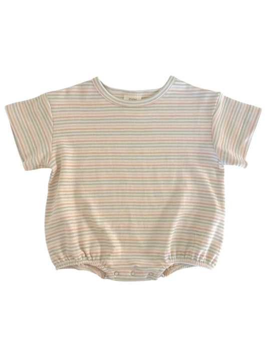 Multi Stripe / Organic T-Shirt Bubble