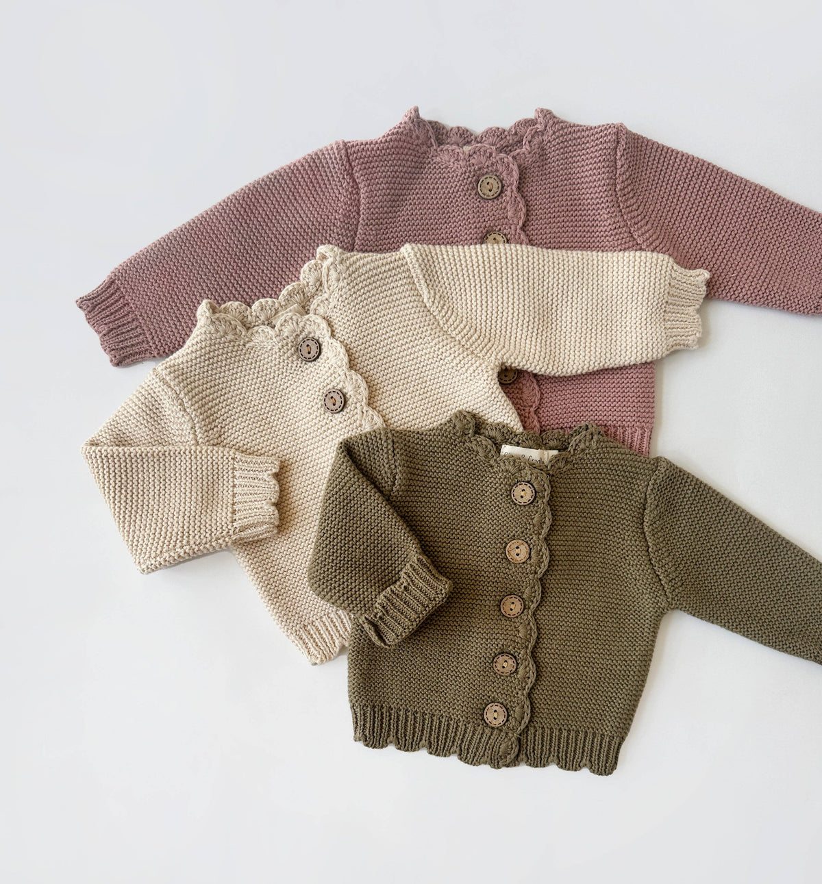 Baby Sophia Sweater: Oatmilk