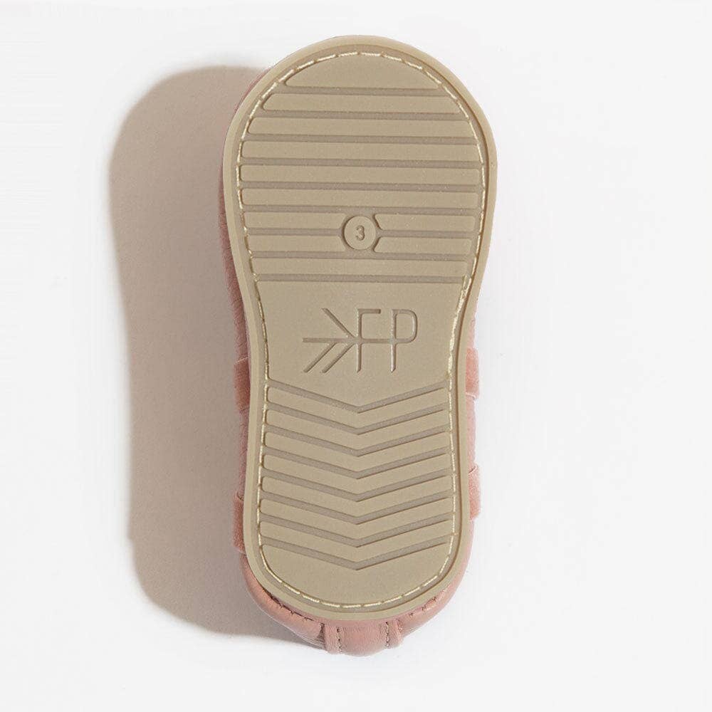 Blush Ballet Slipper Baby Shoe: Soft Sole