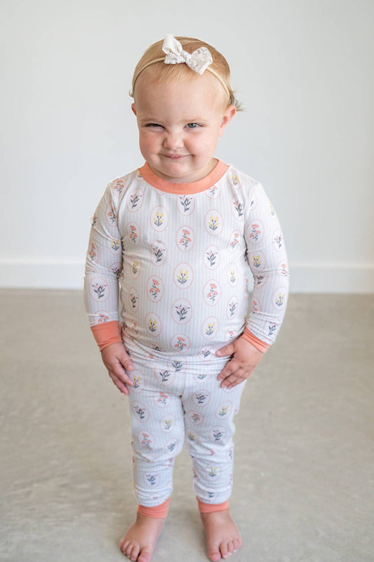 Floral Cottage Core | Two Piece Pajama Set