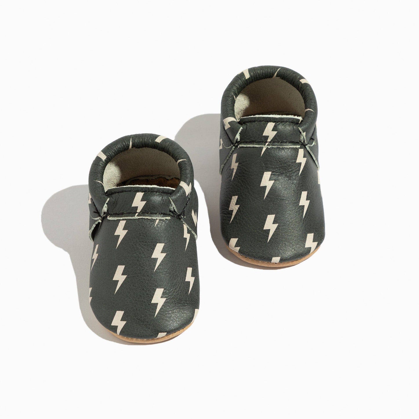 Ebony Lightning City Baby Shoe: Soft Sole