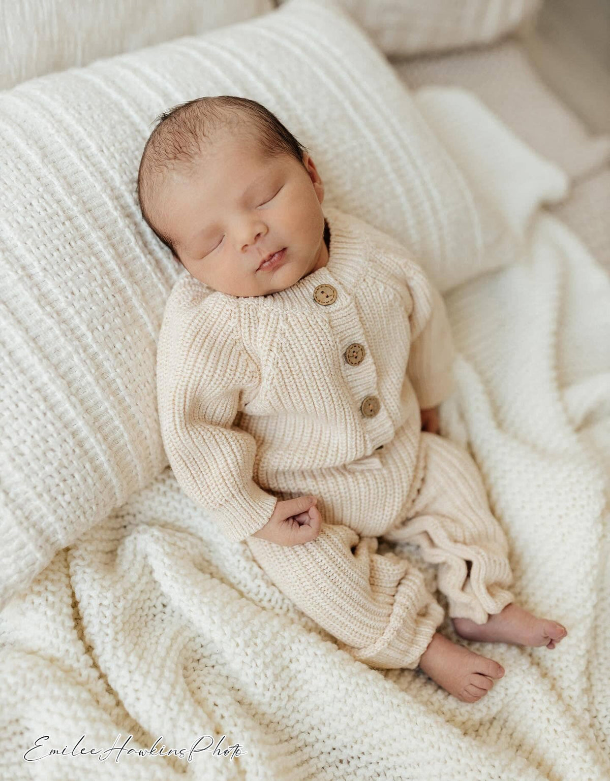 Harper Jumper: Coco speckle / Preemie