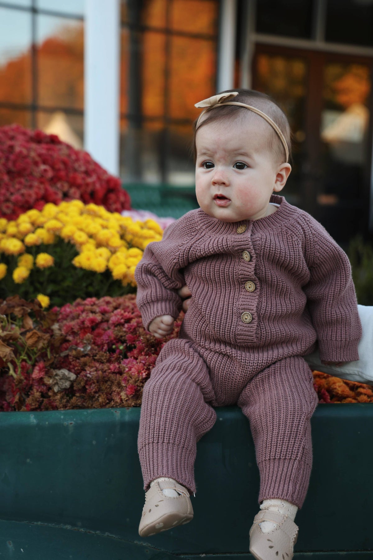 Harper Jumper: Coco speckle / Preemie