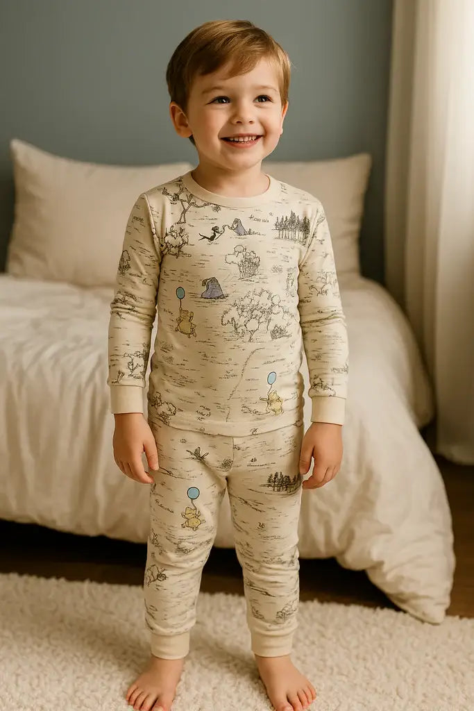 100 Acer Woods Long Sleeve 2 Piece Bamboo Set