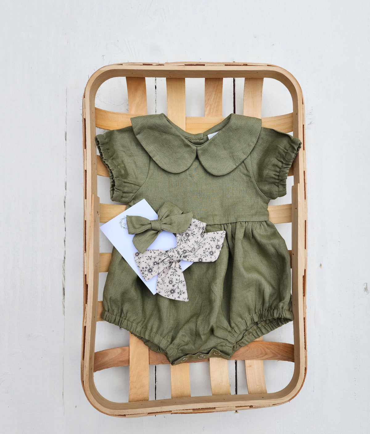 Allie Bubble Romper: Vintage pink