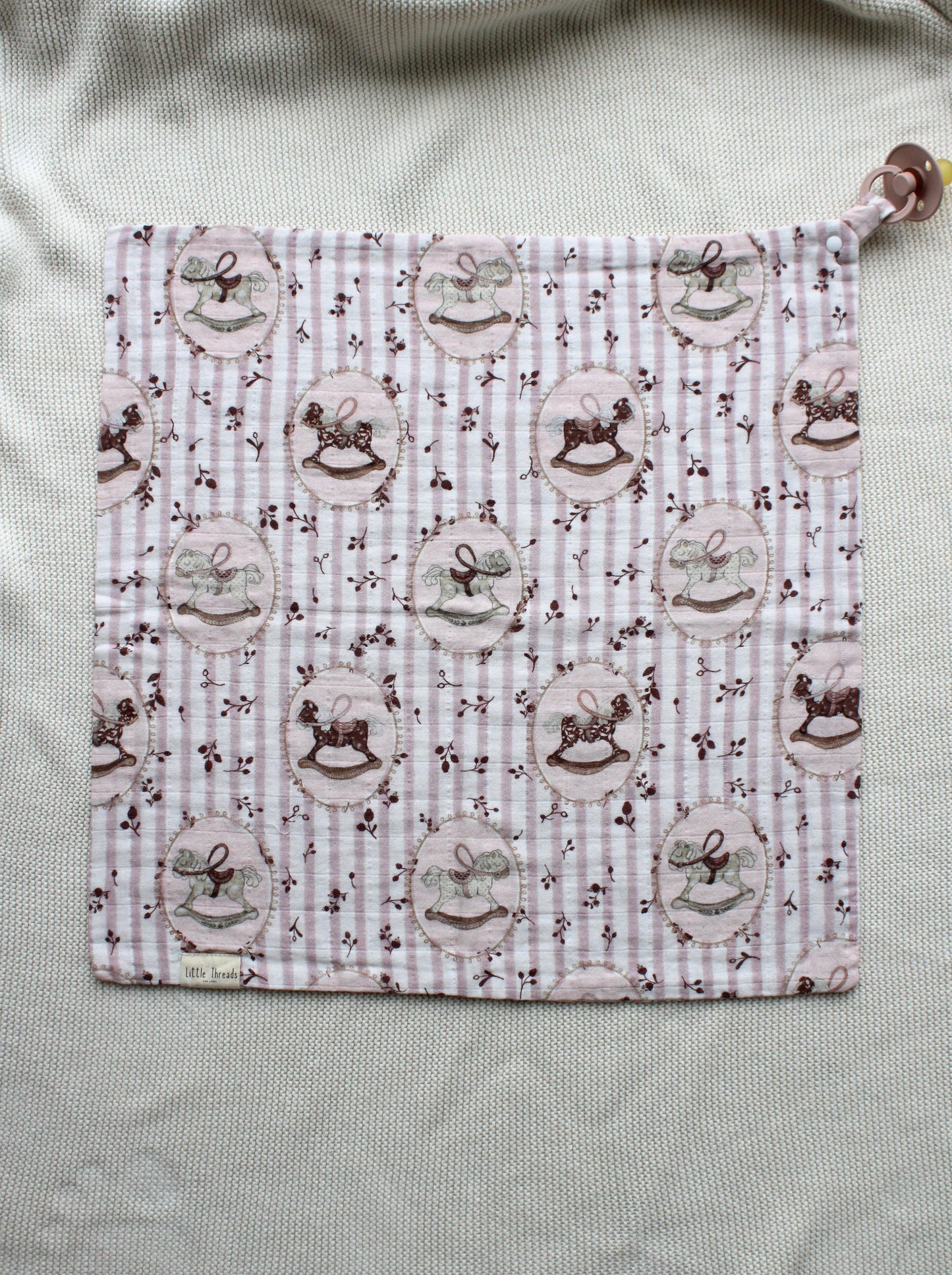 Rose Rocking Horse Lovey