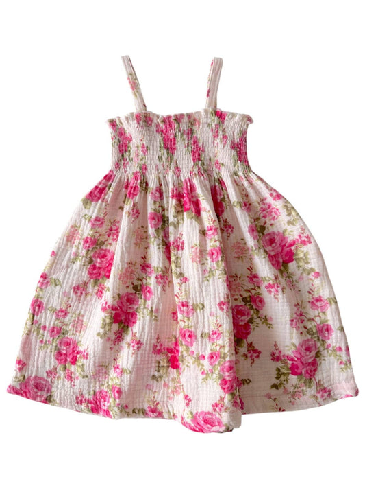 Muslin Smocked Tube Dress, Country Daydream