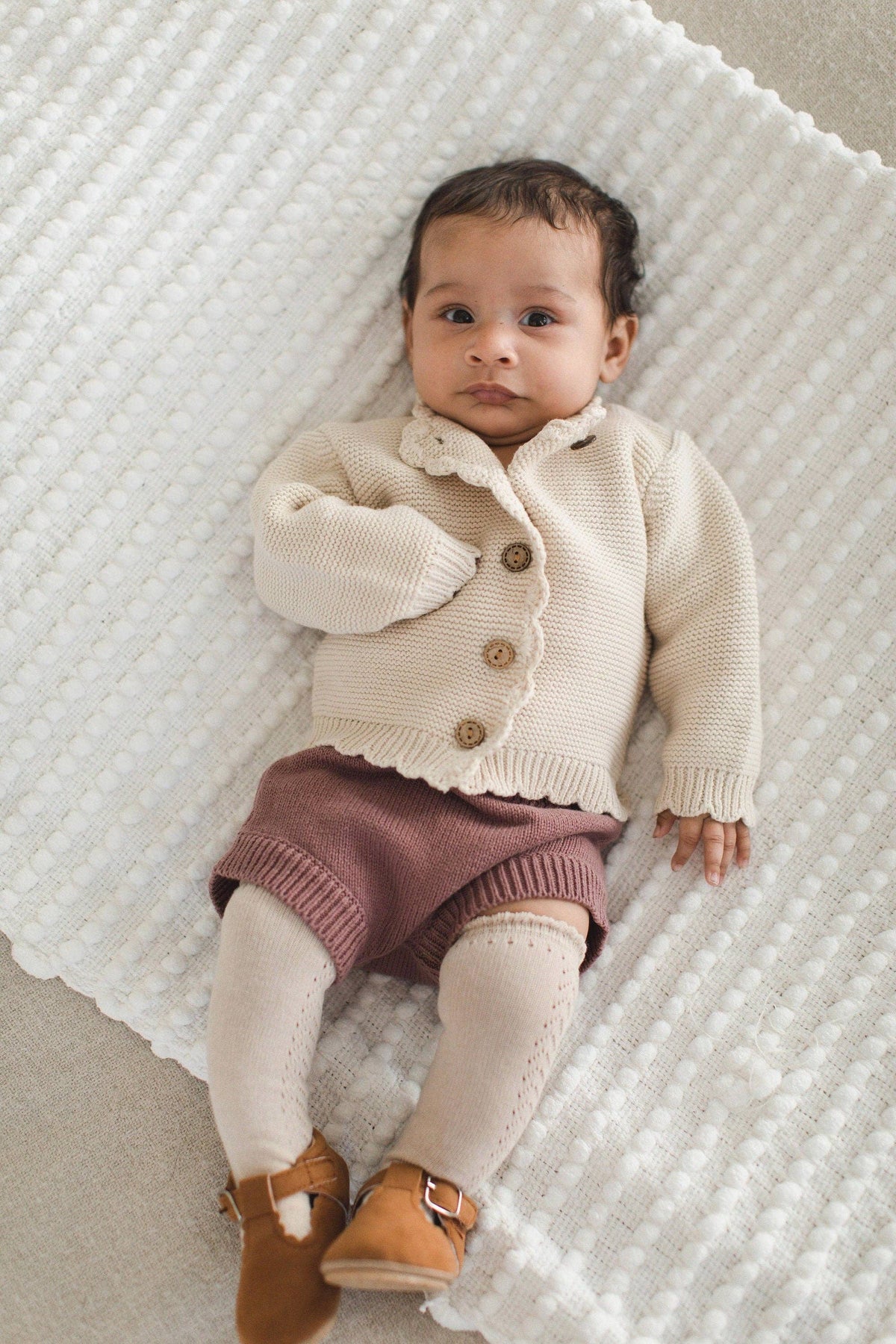 Baby Sophia Sweater: Oatmilk