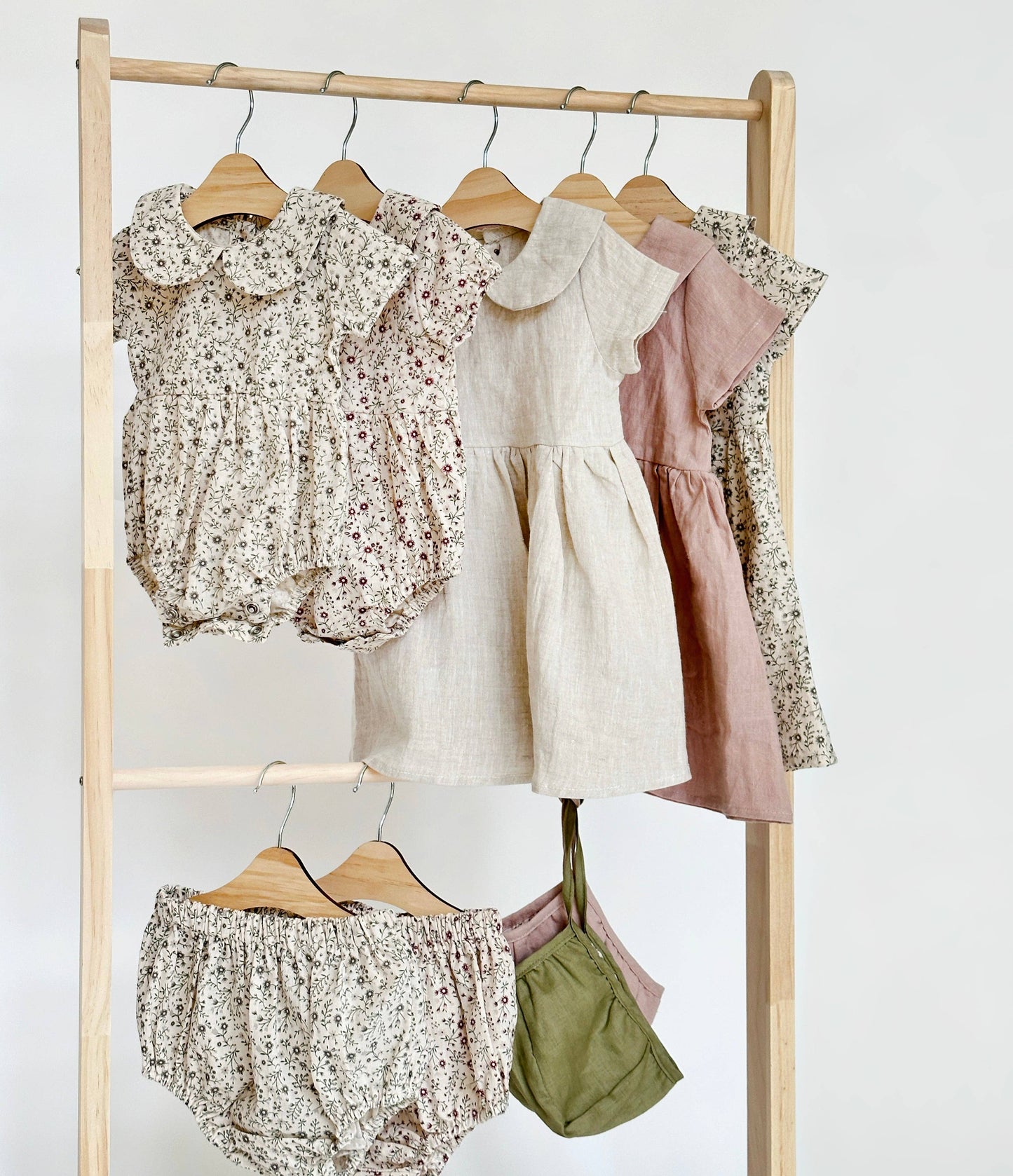 Allie Floral Romper with Bow