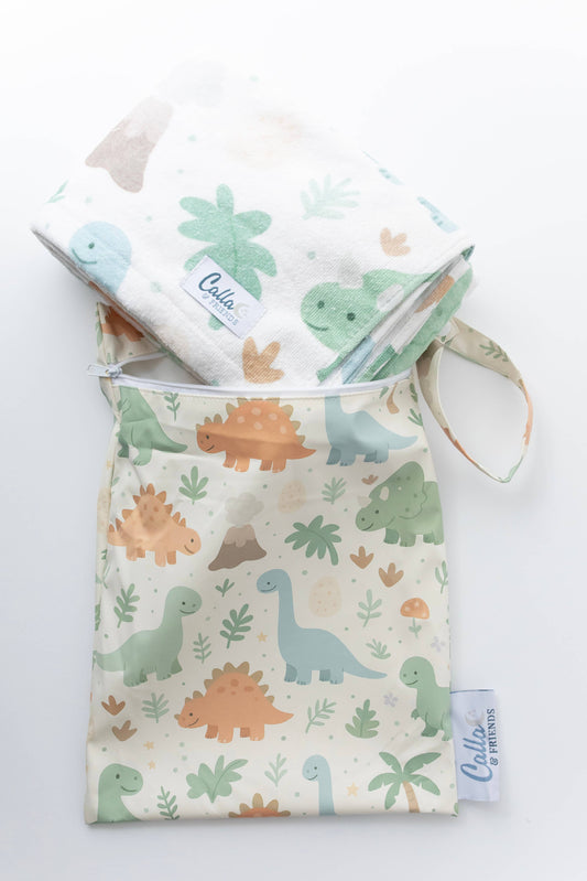 The Maverick Kids Beach Towel: Dino Treks