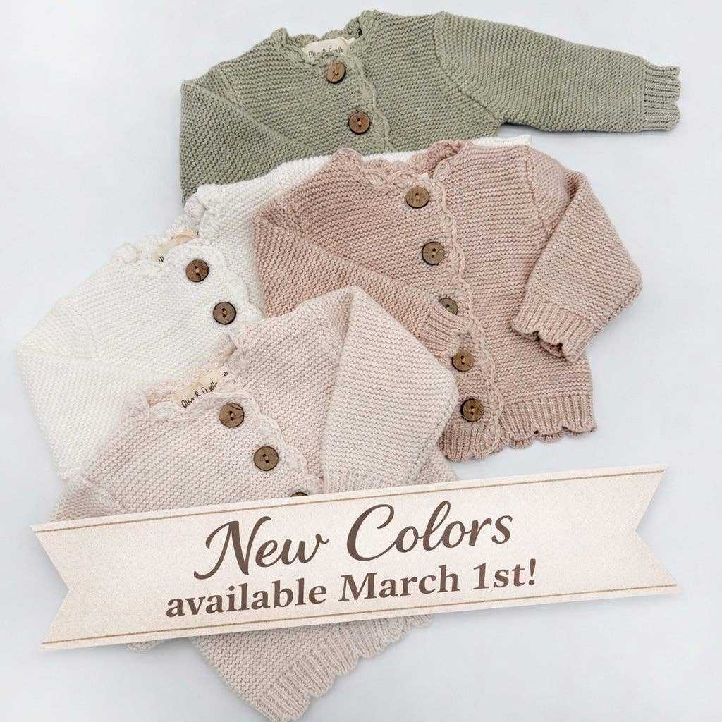 Baby Sophia Sweater: Oatmilk