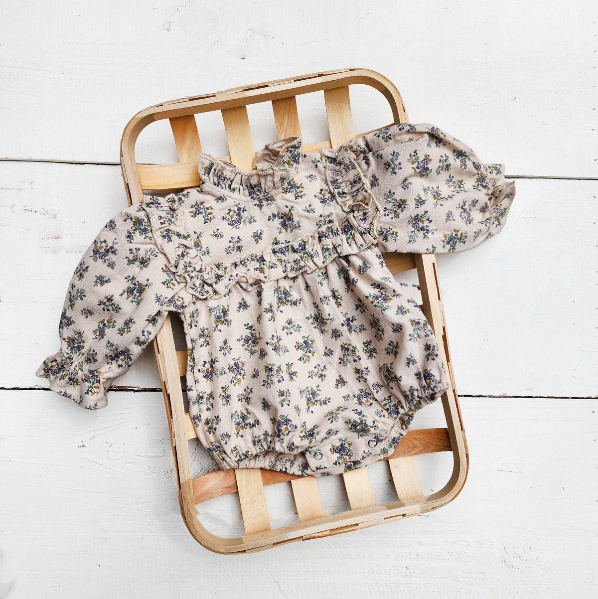 Viola Romper with Bow