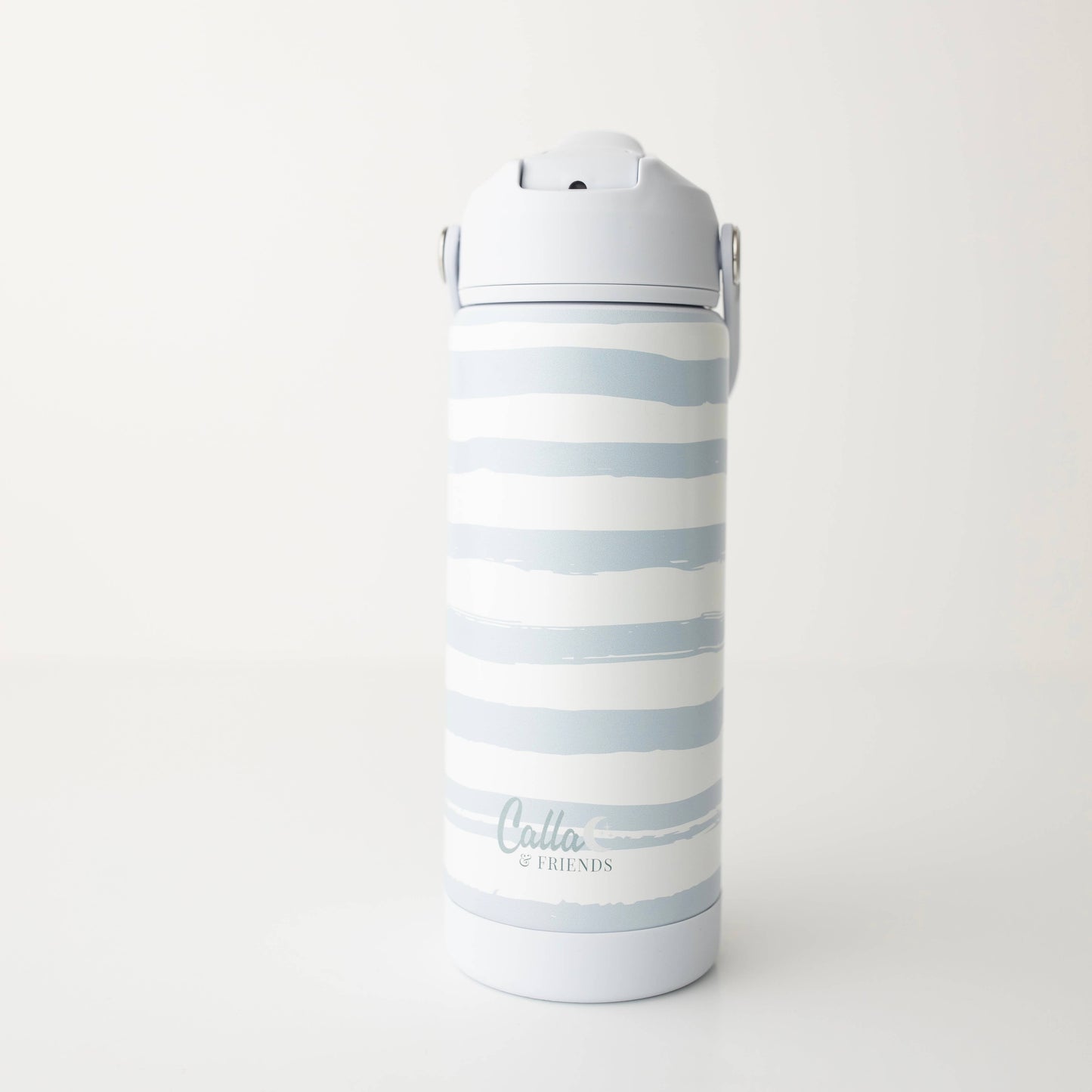 The Kyler Tumbler - Brush Stripes: Blue
